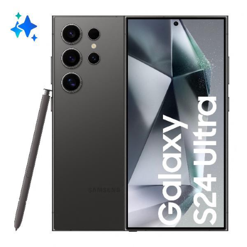 SAMSUNG S928 GALAXY S24 ULTRA 5G 6.8" QUAD+ HD OCTA CORE 256GB RAM 12GB 5G Ai INTELLIGENZA ARTIFICIALE FOTOCAMERA 200MP EUROPA TITANIUM BLACK